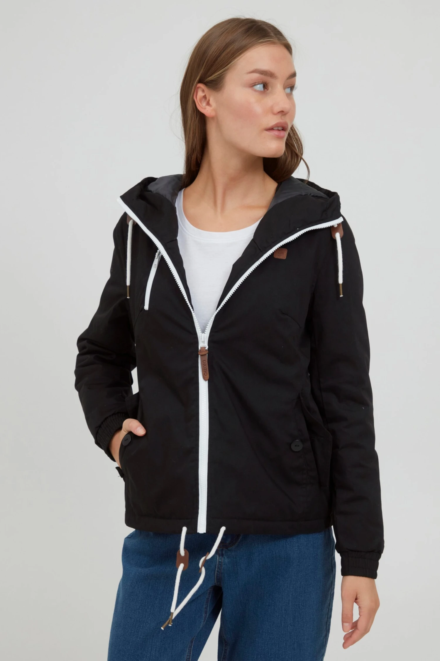 OXMO Übergangsjacken Jacke Tilda Frauen Schwarz 2 OXMO Übergangsjacken Jacke Tilda Frauen Schwarz – Bild 2