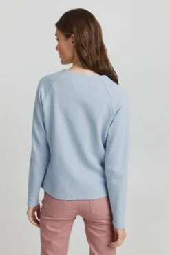 OXMO Sweatjacken Sweatjacke OXJonia Frauen Blau / Hellblau -OXMO Verkaufs-Shop 0226eb02d7df3643577588df3eff1c39