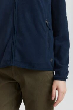 OXMO Outdoorjacken Fleecejacke Rikka Frauen Dunkelblau -OXMO Verkaufs-Shop 0256bfa6df70b854cd6096b12ab94ee0