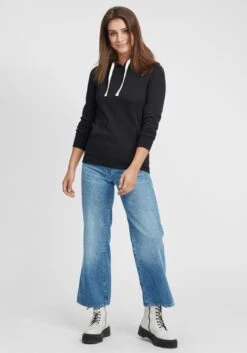 OXMO Kapuzenpullover Hoodie Olive Frauen Schwarz 8 OXMO Kapuzenpullover Hoodie Olive Frauen Schwarz -OXMO Verkaufs-Shop 040b968e3e6387029f0260c161a35253