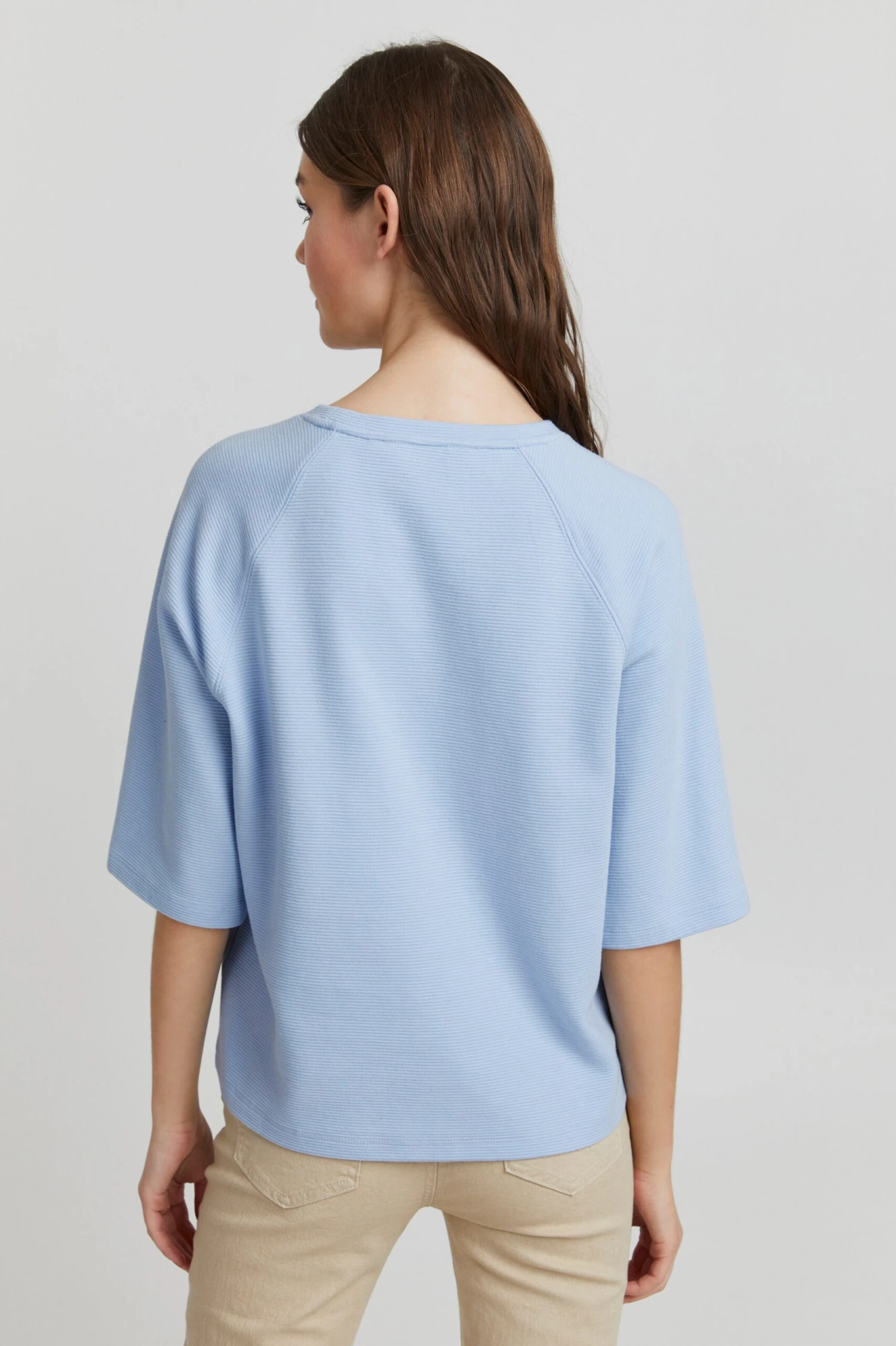 OXMO Pullover Rundhalspullover JONNE Frauen Blau 4 OXMO Pullover Rundhalspullover JONNE Frauen Blau – Bild 4