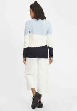OXMO Feinstrickpullover Pullover Olma Frauen Blau -OXMO Verkaufs-Shop 04940fd5031f2b69631cf355ed7f0111