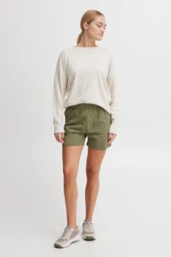 OXMO Hosen Regular Shorts Oxodine Frauen Khaki 9 OXMO Hosen Regular Shorts Oxodine Frauen Khaki -OXMO Verkaufs-Shop 04e453f56cb70792d47761884fe4acc4