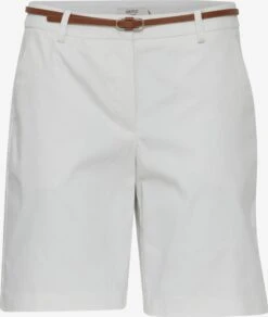 OXMO Hosen Regular Shorts Daney Frauen Weiß