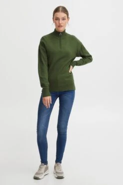 OXMO Rollkragenpullover Rollkragenshirt Frauen Dunkelgrün 8 OXMO Rollkragenpullover Rollkragenshirt Frauen Dunkelgrün -OXMO Verkaufs-Shop 06abfd7ff8b4d9caf07a682c62afdbfa