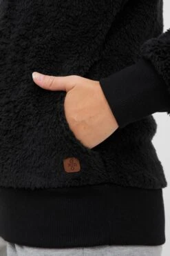 OXMO Pullover Fleecepullover ANNIKI Frauen Schwarz -OXMO Verkaufs-Shop 06e65b281f936514f500d039fdcb5981