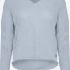 OXMO Basic Pullover Pullover KATLA Frauen Hellblau