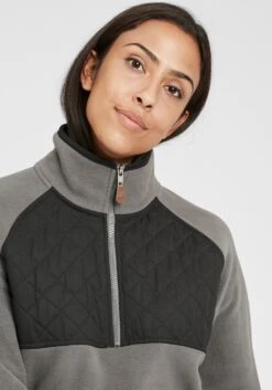 OXMO Übergangsjacken Sweatshirt Malita Frauen Grau / Dunkelgrau -OXMO Verkaufs-Shop 088e871a0539b17f1d5ec8b65a9e2ddb