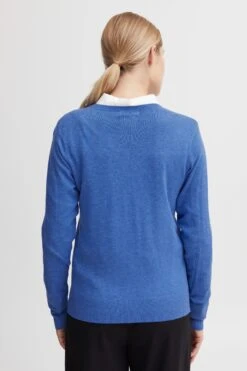 OXMO Strickjacken Strickjacke Oxhelene Frauen Kobaltblau -OXMO Verkaufs-Shop 09bd5d89173e9d38bbcda3502301ff94