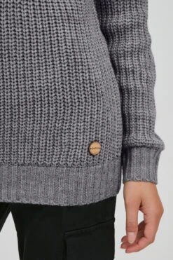OXMO Rollkragenpullover Pullover Nanna Frauen Graumeliert -OXMO Verkaufs-Shop 09d3c4fe6d947e2360c39e0bb321a03d