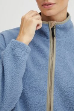 OXMO Übergangsjacken Fleecejacke Oxpiper Frauen Blau -OXMO Verkaufs-Shop 0a663f6704f7900e8b3810ed9ba4e659