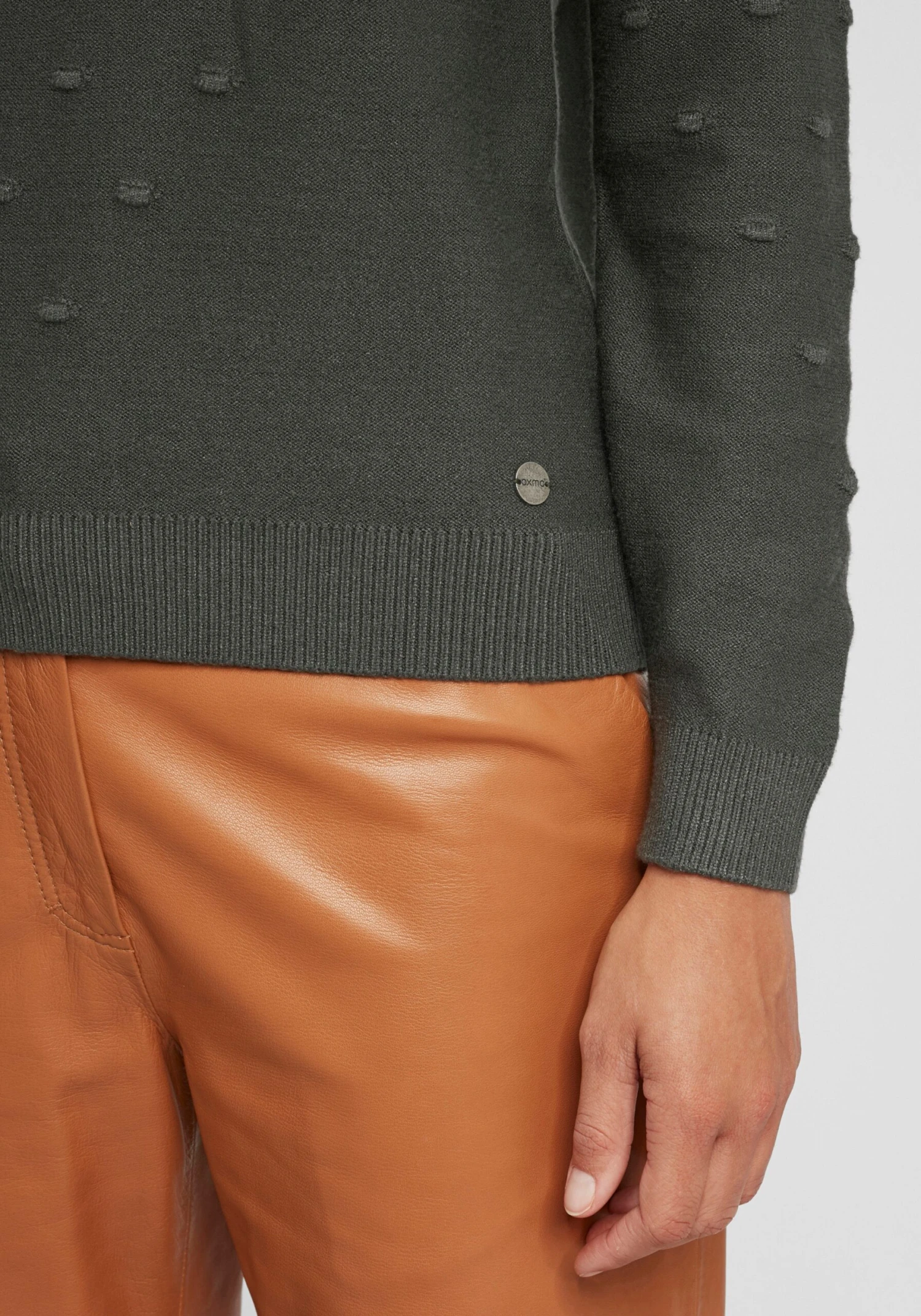 OXMO Feinstrickpullover Pullover Dotta Frauen Grau 6 OXMO Feinstrickpullover Pullover Dotta Frauen Grau – Bild 6