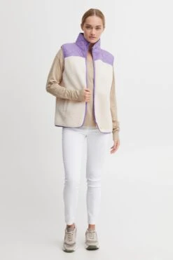 OXMO Westen Fleeceweste Oxbetty Frauen Mischfarben -OXMO Verkaufs-Shop 0ca1769ed24d196aad5caabf0a7f6259