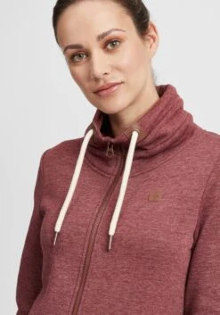 OXMO Sweatjacken Sweatjacke Vicky Frauen Rot / Bordeaux -OXMO Verkaufs-Shop 0ce890d4fef37b1446a3fec873676d46