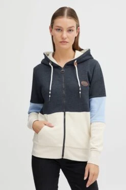 OXMO Sweatjacken Kapuzensweatshirtjacke Kate Frauen Blau -OXMO Verkaufs-Shop 0d83b94b4a306bf9ac589c6c82b84cf3