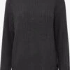 OXMO Pullover Strickpullover Saline Frauen Schwarz