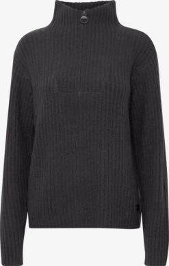 OXMO Pullover Strickpullover Saline Frauen Schwarz