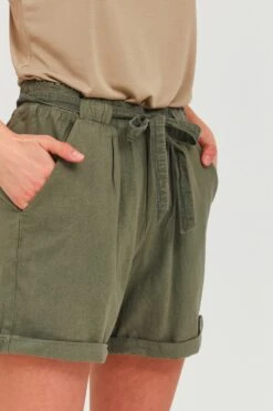 OXMO Hosen Loosefit Shorts OXLINA Frauen Dunkelgrün -OXMO Verkaufs-Shop 0f1fd3a3fa31a77f5522c4b9fed61825