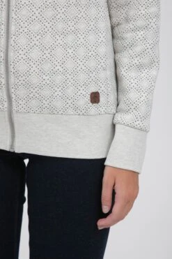 OXMO Sweatjacken Kapuzensweatjacke VENDELA Frauen Hellgrau -OXMO Verkaufs-Shop 0f51c834caa12219a0936168de213adc