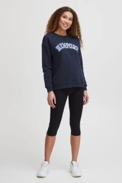 OXMO Sweatshirts Sweatshirt Pullover Coleen Frauen Blau -OXMO Verkaufs-Shop 0fd86de817a008266580e4eefa01e9e6