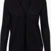 OXMO Strickjacken Strickjacke NENA Frauen Schwarz