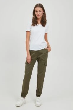 OXMO Cargohosen Tapered Cargohose Frauen Oliv -OXMO Verkaufs-Shop 11a05fb2e8978af24b02d8714722613d
