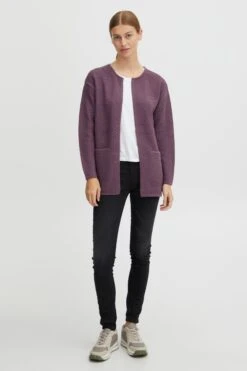 OXMO Strickjacken Strickjacke Frauen Lila 7 OXMO Strickjacken Strickjacke Frauen Lila -OXMO Verkaufs-Shop 129728b8be3b70c6d48b505f53083357