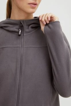 OXMO Übergangsjacken Fleecejacke Fine Frauen Grau -OXMO Verkaufs-Shop 12cd0a8404b7e489650bda5489c72119