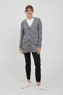 OXMO Strickjacken Strickjacke Philemona Frauen Dunkelblau -OXMO Verkaufs-Shop 14efdb8383db71cc00b894bdd594a1e5