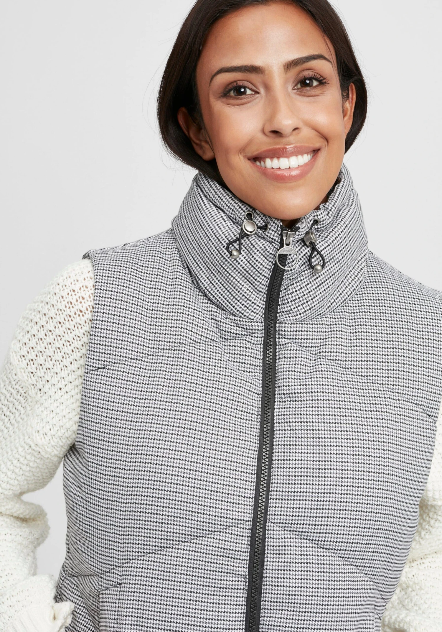 OXMO Westen Weste Frauen Grau 5 OXMO Westen Weste Frauen Grau – Bild 5