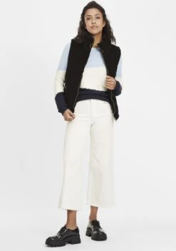 OXMO Westen Weste Videma Frauen Schwarz -OXMO Verkaufs-Shop 1961f2bbc7c747d1092ee2b6336d59f2