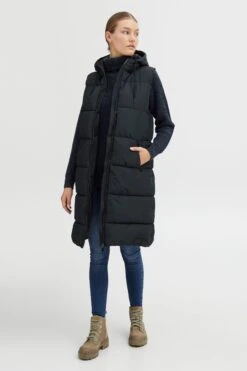 OXMO Westen Longweste Solice Frauen Schwarz 9 OXMO Westen Longweste Solice Frauen Schwarz -OXMO Verkaufs-Shop 1bd58dc45faf4a0e5549028ab0eb98f8