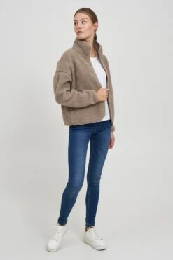 OXMO Übergangsjacken Jacke Tonje Frauen Dunkelbeige -OXMO Verkaufs-Shop 1c84206878a7ba0940531ea366d2ad01