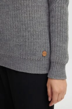 OXMO Rollkragenpullover Pullover Nancy Frauen Graumeliert 9 OXMO Rollkragenpullover Pullover Nancy Frauen Graumeliert -OXMO Verkaufs-Shop 1ca901fe6eb3aa2d7d7553bc134d35ec