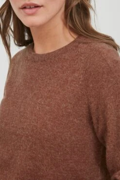 OXMO Pullover Strickpullover MARIA Frauen Braun 10 OXMO Pullover Strickpullover MARIA Frauen Braun -OXMO Verkaufs-Shop 1d8691eb2032940de8d675a37e64413e