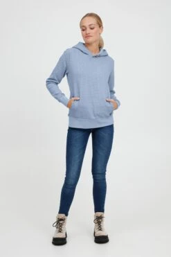 OXMO Pullover Kapuzenpullover Vera Frauen Hellblau -OXMO Verkaufs-Shop 1de1c85cdc80f5c124a8f68c0f520a5a