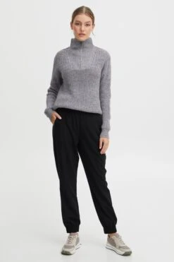 OXMO Stoffhosen Regular Jogginghose Dovi Frauen Schwarz -OXMO Verkaufs-Shop 1ebf7cbe876e8bb3e47804537ce2862b