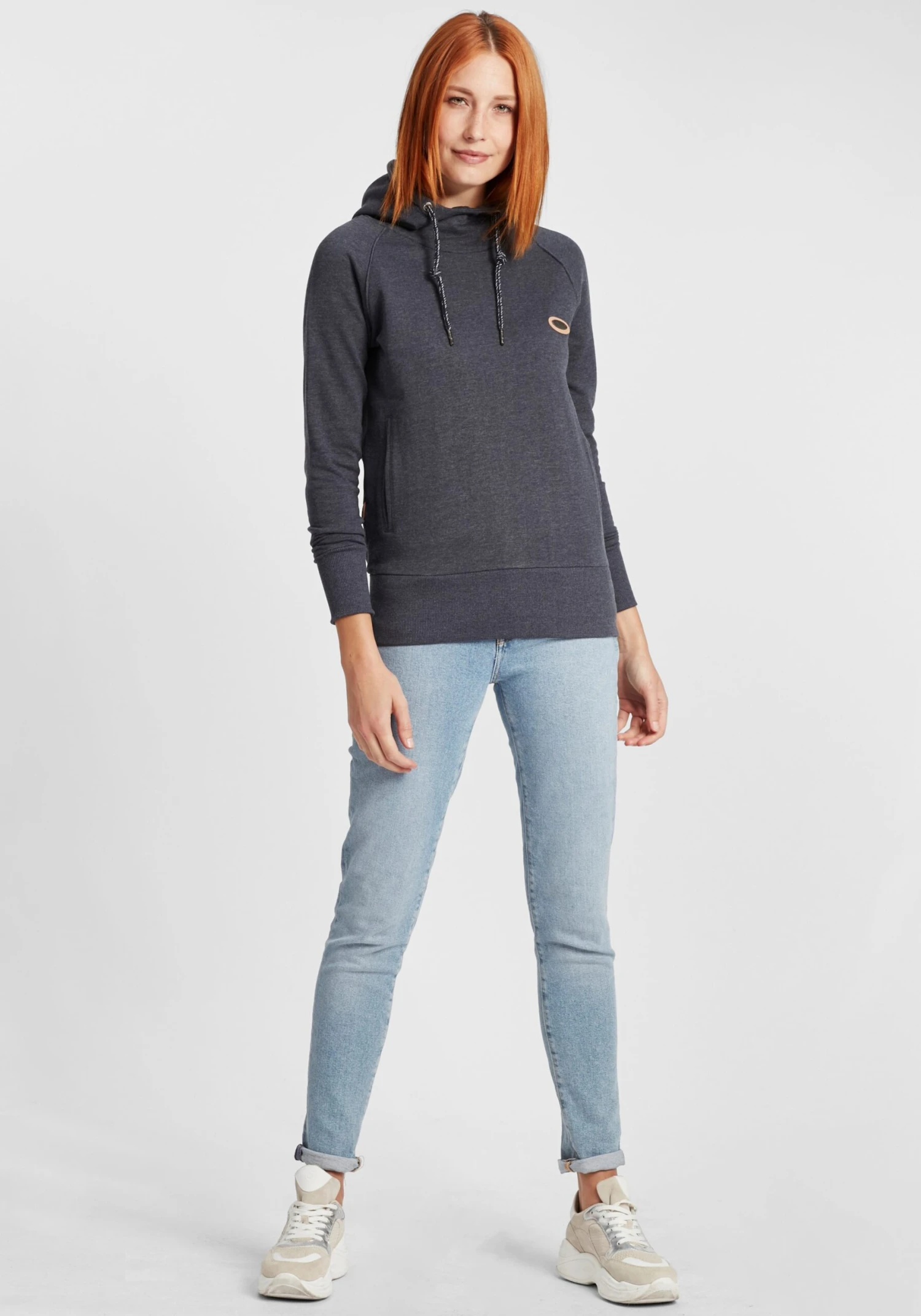 OXMO Hoodies Hoodie Puja Frauen Blau 3 OXMO Hoodies Hoodie Puja Frauen Blau – Bild 3