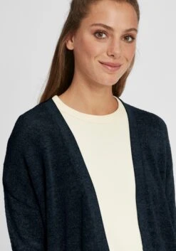 OXMO Strickjacken Strickjacke Gisele Frauen Blau -OXMO Verkaufs-Shop 223ab7bd4888a4906c8cba1597dff821