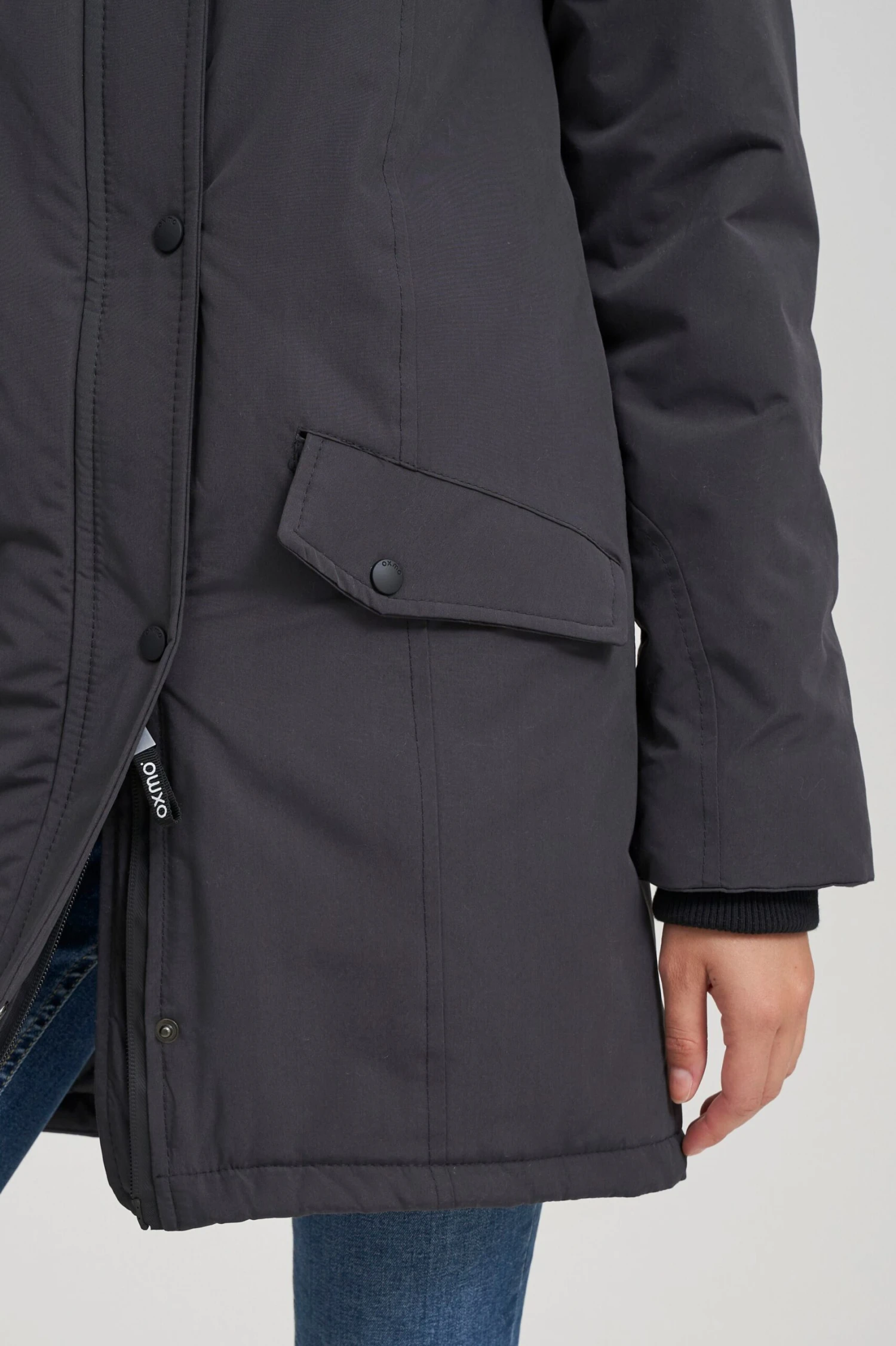 OXMO Jacken Parka TAMILA Frauen Grau 6 OXMO Jacken Parka TAMILA Frauen Grau – Bild 6