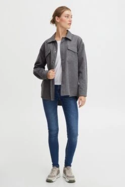 OXMO Übergangsjacken Übergangsjacke OXValen Frauen Graumeliert -OXMO Verkaufs-Shop 2465a2fefb76601cae0ea8133e8993c9