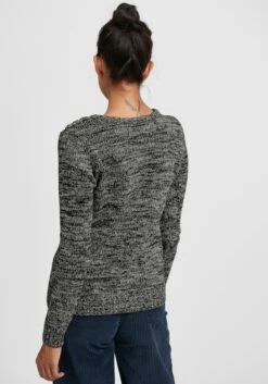 OXMO Feinstrickpullover Strickpullover Phia Frauen Anthrazit -OXMO Verkaufs-Shop 24dbd989aa7d08096e5fa28c26d7069b