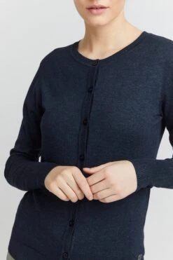 OXMO Strickjacken Strickcardigan Hlin Frauen Dunkelblau -OXMO Verkaufs-Shop 24e36ef44e8151489c575ca3f35291df