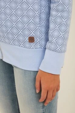 OXMO Sweatjacken Kapuzensweatjacke VENDELA Frauen Hellblau -OXMO Verkaufs-Shop 24ea2539d8d53afd8c5de3e476efbef5