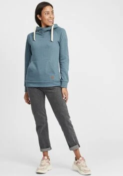 OXMO Hoodies Hoodie Julia Frauen Blau -OXMO Verkaufs-Shop 26a067fd08766e765a8543d4c70312bc