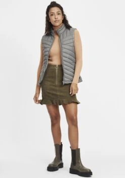 OXMO Westen Weste Telppa Frauen Grau -OXMO Verkaufs-Shop 27ead53ce5b8dd54d6e974d1e8e80228