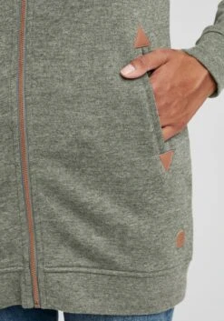 OXMO Sweatjacken Sweatjacke Vicky Frauen Grün -OXMO Verkaufs-Shop 29650cd17d2ce938bcb3968a1e76e6d6