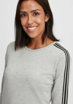 OXMO Sweatshirts Sweatshirt Gabita Frauen Grau -OXMO Verkaufs-Shop 29f0e022d70ad4c1620681d41325c1dd