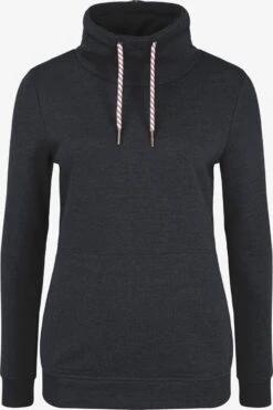OXMO Feinstrickpullover Hoodie Vimpa Frauen Grau / Basaltgrau / Dunkelgrau