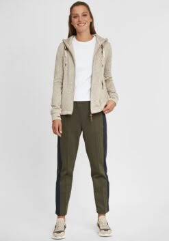 OXMO Sweatjacken Fleecejacke Thory Frauen Beige -OXMO Verkaufs-Shop 2d0ee4f8a6a15e31dc988b9145044ac7